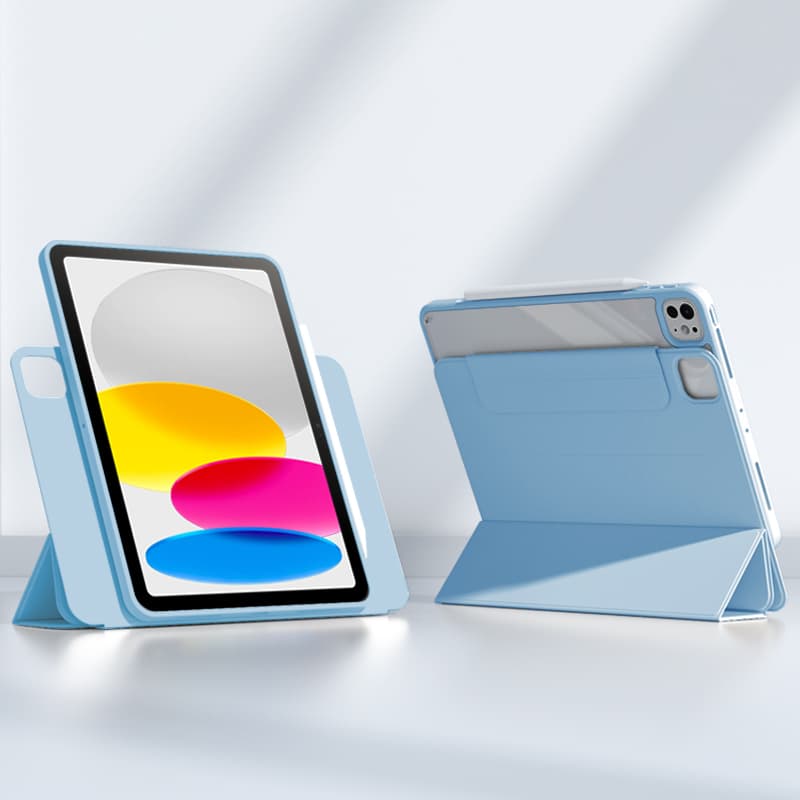 タブレットケース iPad/iPad Air/iPad Pro/mini 磁力吸着式フレームレス保護カバー