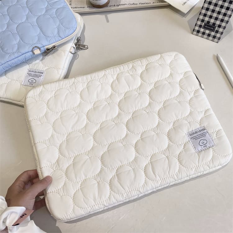 タブレットケース iPad/macbook Air Pro ふわもこ雲模様タブレットケース
