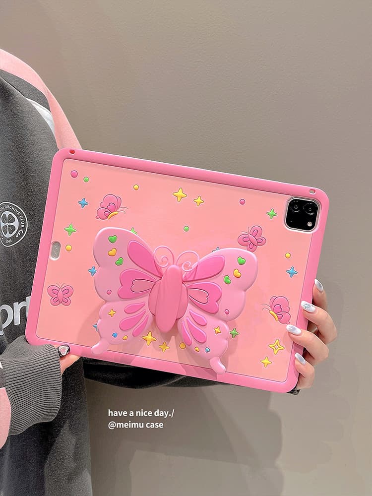 タブレットケース iPad 蝶々立体デザイン 保護タブレットケース iPad/iPad Air/iPad Pro/mini