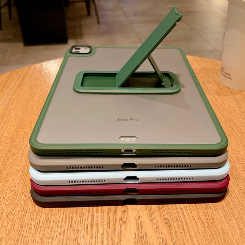 タブレットケース スタンド機能付き半透明タブレットケース iPad/iPad Air/iPad Pro/mini
