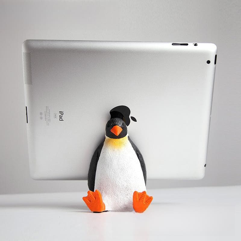 タブレットケース ペンギン型可愛い動物タブレット立て