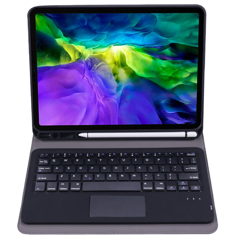 タブレットケース 無線キーボード付き多角度調整可能 iPadタブレット保護ケース iPad Pro