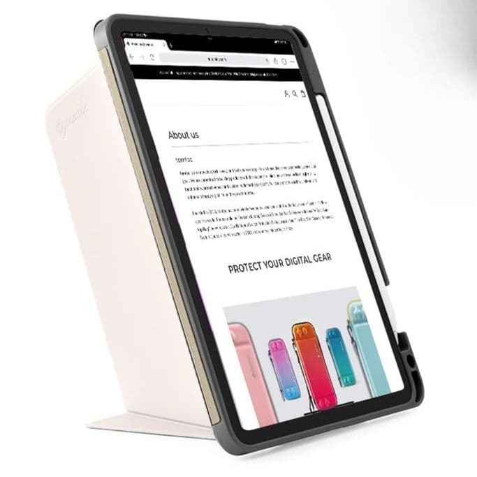 タブレットケース iPad Air 縦横自在 多機能保護ケース 省スペース型