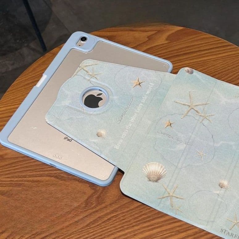 タブレットケース iPad/iPad Air/iPad Pro/mini 海洋物語 スタンド機能付き保護カバー