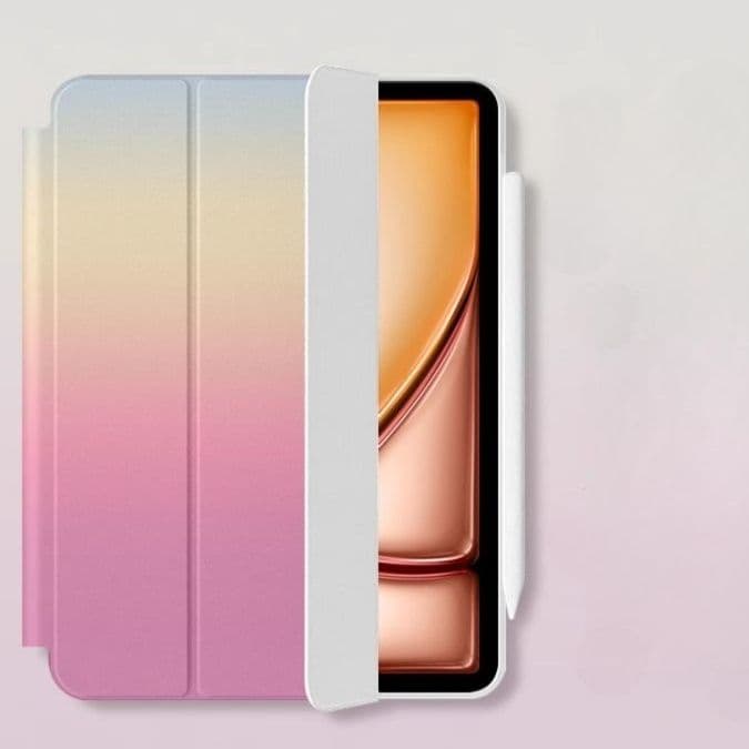 タブレットケース 極薄三つ折り磁気吸着タブレットカバー iPad/iPad Air/iPad Pro/mini