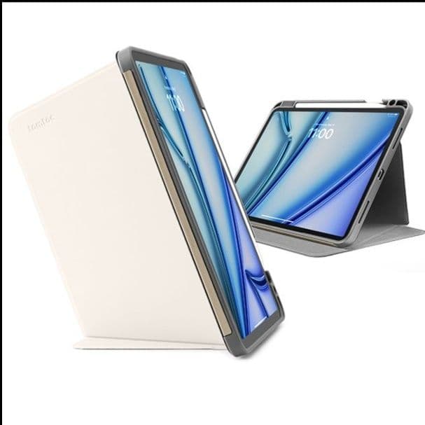 タブレットケース iPad Air 縦横自在 多機能保護ケース 省スペース型